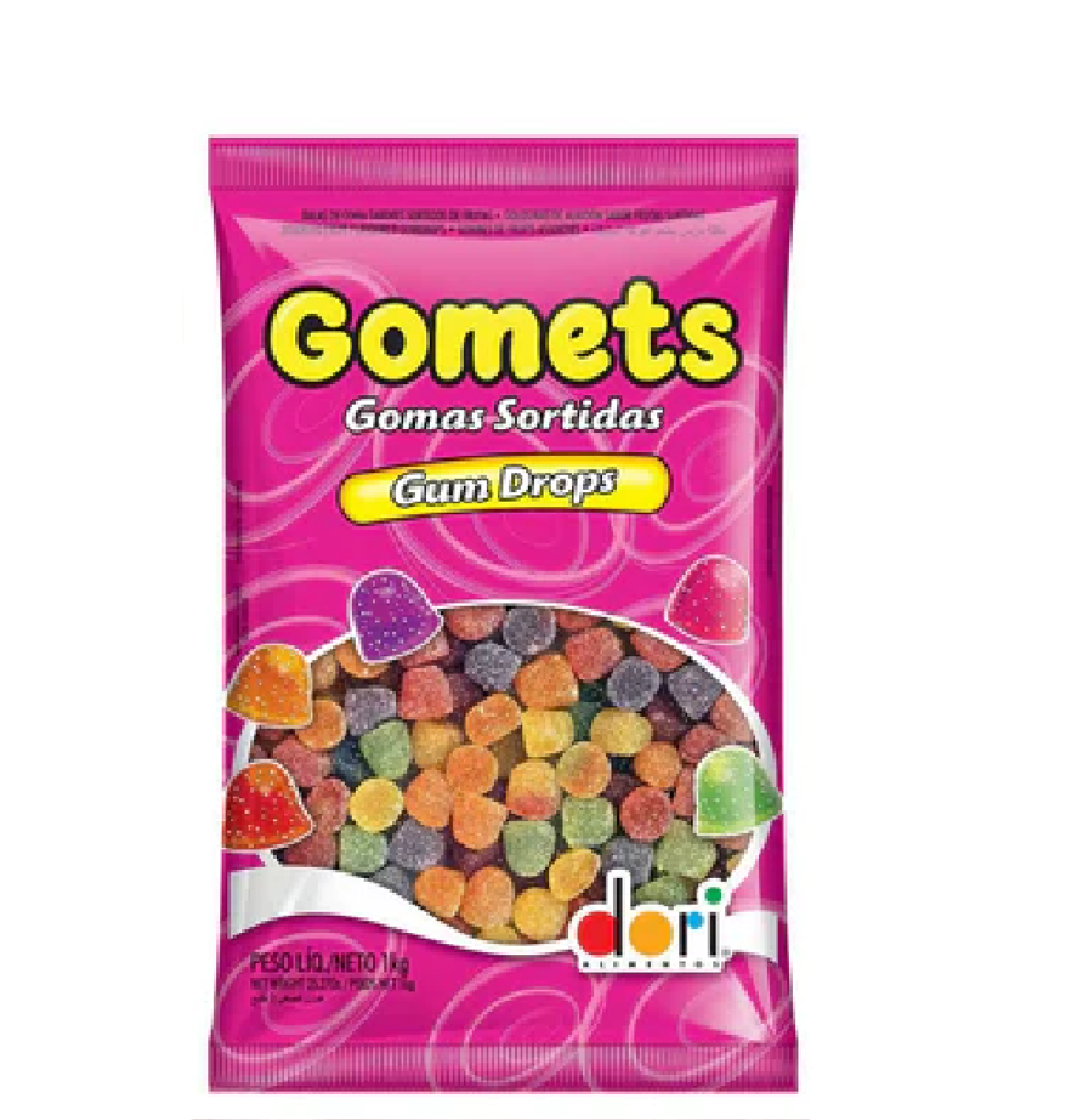 Bala Dori Goma Gomets Sortidas (1Kg)